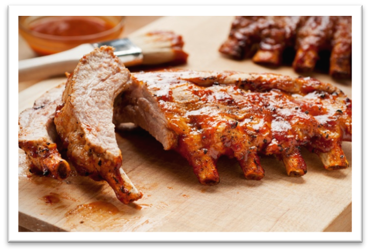 Gegrilde spareribs